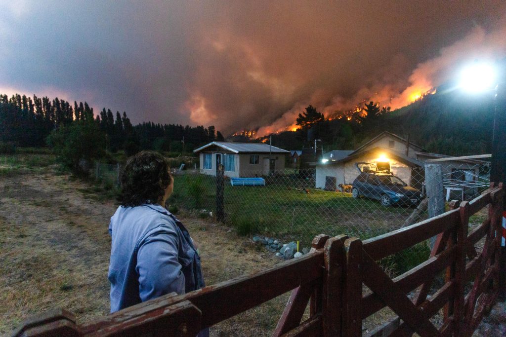 Más de cuatro mil hectáreas arrasadas por los incendios en la Patagonia argentina